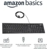 Amazon Basics USB Wired Keyboard MD‑005