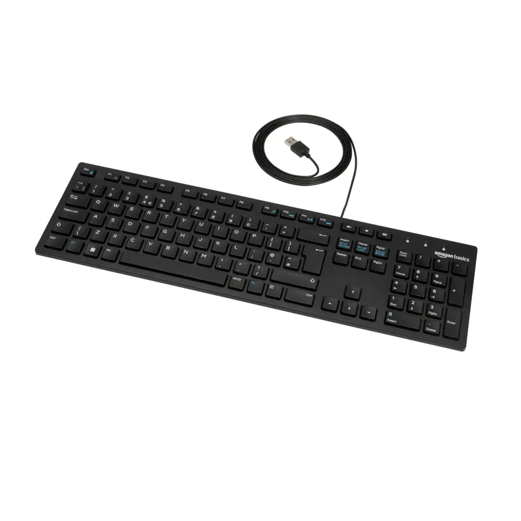 Amazon Basics Usb Wired Keyboard Md‑005