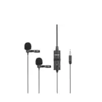 BOYA Dual Omni‑Directional Lavalier Mic - BY‑M1DM - Original
