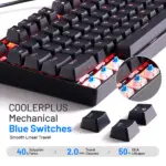 CoolerPlus Mechanical Gaming Keyboard - CPK‑M450 - Image 4