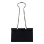 Deli Black Binder Clips - E8561A - 51mm - 12Pcs (1)