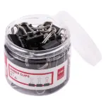 Deli Black Binder Clips – E8565A – 19mm – 40Pcs