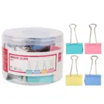 Deli Color Binder Clips – E8551A – 51mm – 12Pcs