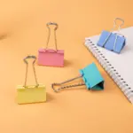 Deli Color Binder Clips – E8551A – 51mm – 12Pcs