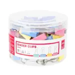 Deli Color Binder Clips – E8554A – 25mm – 48Pcs