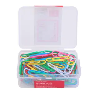 Deli Paper Clips E0024 – 100 Pcs - 29 mm - Colourful