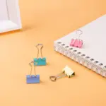 Deli Color Binder Clips – E8555A – 19mm – 40Pcs