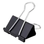 Deli Black Binder Clips – E8562A – 41mm – 24Pcs