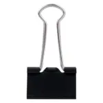 Deli Black Binder Clips - E8564A - 25mm - 48Pcs