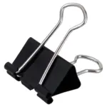 Deli Black Binder Clips - E8564A - 25mm - 48Pcs