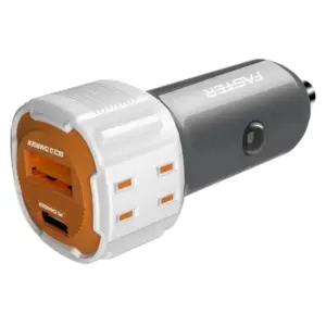 Faster Dual‑Port Car Charger - Nano-X2 - 20W