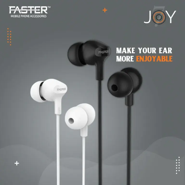 Faster Pure Sound In-Ear Earphones - Joy J7