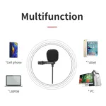 JMARY Lavalier Microphone - MC‑R1 - 3.5mm - 2m