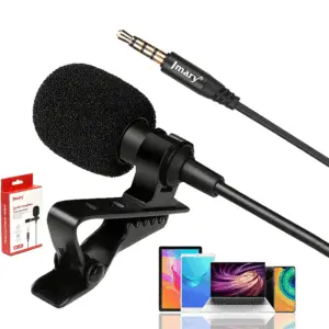 JMARY Lavalier Microphone - MC‑R1 - 3.5mm - 2m