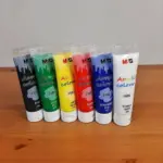 M&G Acrylic Colours Set - APLN6598 - 6 Tubes - 75ml