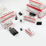 M&G Black Binder Clips – 12Pcs