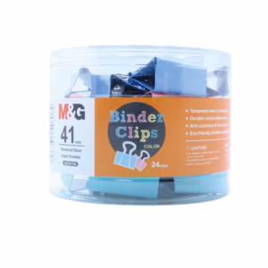 M&G Colorful Binder Clips – ABS92766 – 41mm – 24Pcs