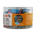 M&G Colorful Binder Clips - ABS92768 – 25mm - 48Pcs