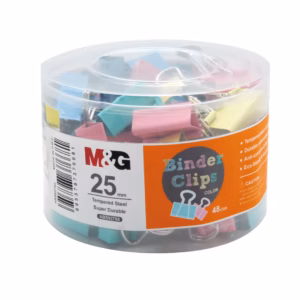 M&G Colorful Binder Clips - ABS92768 – 25mm - 48Pcs