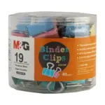 M&G Colorful Binder Clips – ABS92769 – 19mm – 40Pcs