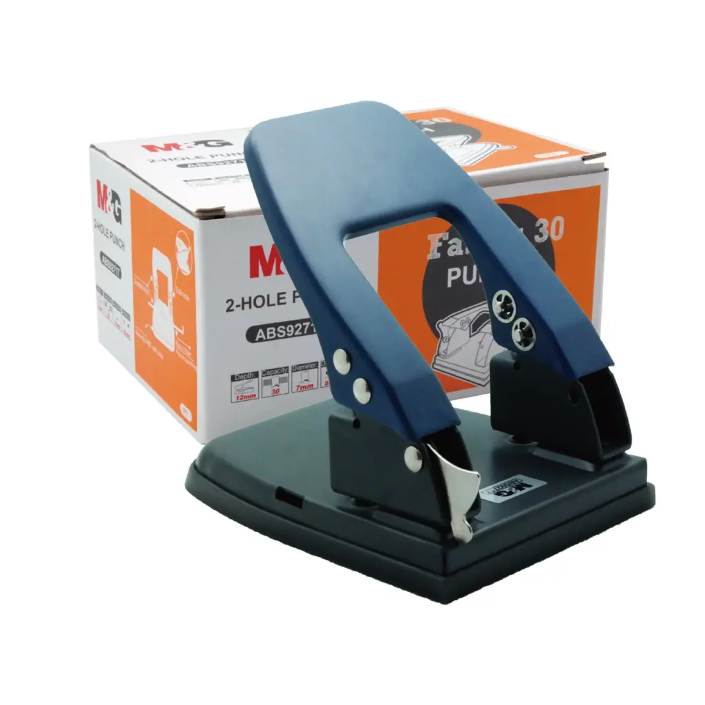 M&Amp;G Faster Paper Punch - Abs92717 - 2-Hole - 30 Sheets