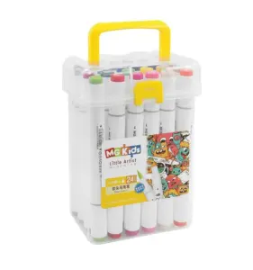 M&G Kids Little Artist Water Colour Brush Markers - ZWBT2702 - 24 Pcs Set