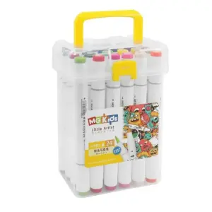 M&G Kids Little Artist Water Colour Brush Markers - ZWBT2702 - 24 Pcs Set