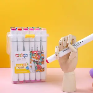 M&G Kids Little Artist Water Colour Brush Markers - ZWBT2703 - 36 Pcs Set