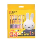 M&G Miffy Oil Pastel MF-9013-1 - FGM90023 – 24 Colors