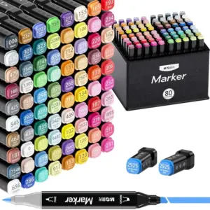 M&G Water Colour Brush Markers – APMV1416 – 80 Pcs Set