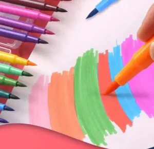 M&G Water Color Brush Markers – ACP92167 – 12 Pcs