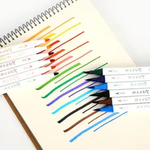 M&G Water Color Brush Markers – ACP92167 – 12 Pcs