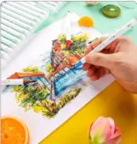 M&G Water Color Brush Markers – ACP92167 – 12 Pcs