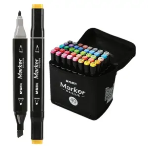 M&G Water Colour Brush Markers - APMV1414 - 40 Pcs Set