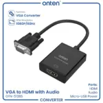 Onten VGA to HDMI Adapter with Audio - Image 8