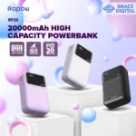 Rapow Mini Slim & Portable Power Bank - 20000mAh - RP20