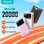 Rapow Mini Slim & Portable Power Bank - 20000mAh - RP20 - Image 12