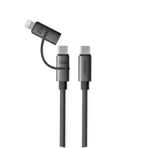 Ronin Braided PD Data Cable - R‑2020 - 2‑In‑1 - 27W