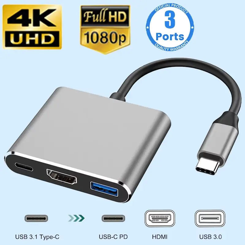 Speed X 3-In-1 Multiport Type-C Hub - Image 13