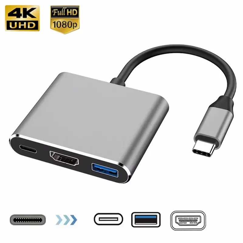 Speed X 3-In-1 Multiport Type-C Hub - Image 1