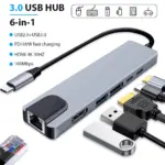 Speed-X 6-in-1 Multi-Port Type-C Hub