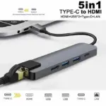 SpeedX 5-in-1 Multiport USB-C Hub - Image 2