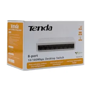 Tenda Desktop Switch 8-Port - S108 - 10100 Mbps