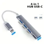 USB 3.0 Ultra-Slim Portable Hub - 4 Ports
