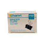 Chanyi Black Binder Clips CY3322 – 41mm – 12 Pcs