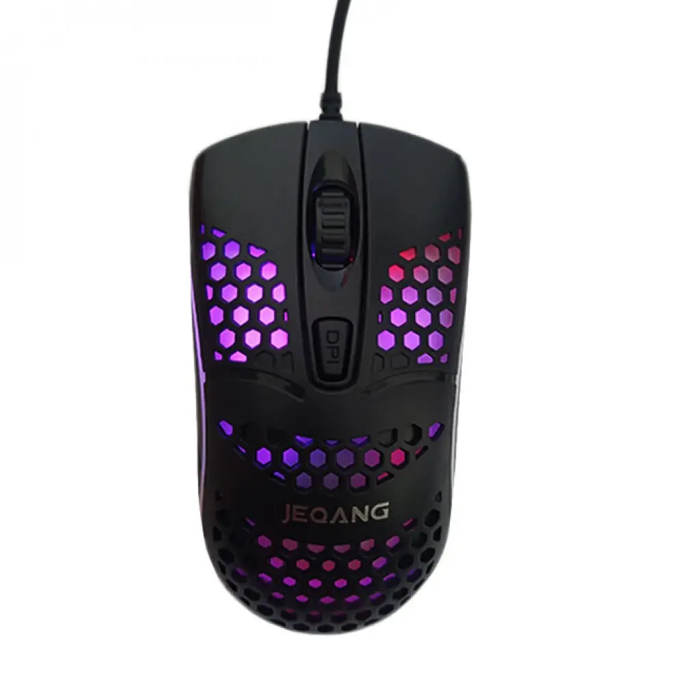Jeqang Wired Gaming Mouse - Jm‑G102 - Honeycomb Design