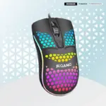 Jeqang Wired Gaming Mouse - JM‑G102 - Honeycomb Design