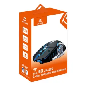 Jeqang Wireless Gaming Mouse - JW‑220 - Rechargeable
