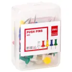 Deli Essential Push Pins - 23MM - E0021 - 35 Pcs - Colourful