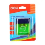 Deli Pencil Sharpener - E0526 - 2-Hole - Image 2